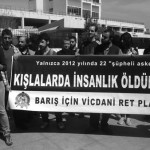 Orduevi önünde BİVR eylemi: "Kışlalarda İnsanlık Öldürülüyor"