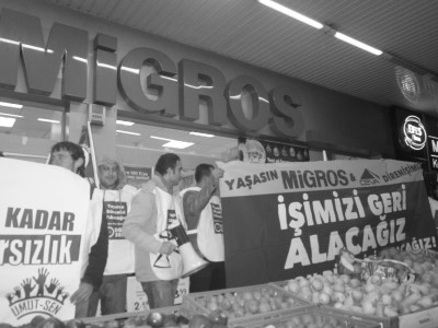 Migros  işçileri1 - anarşist faaliyet