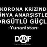 Korona Krizi ve Dünya Anarşizmi – Yunanistan