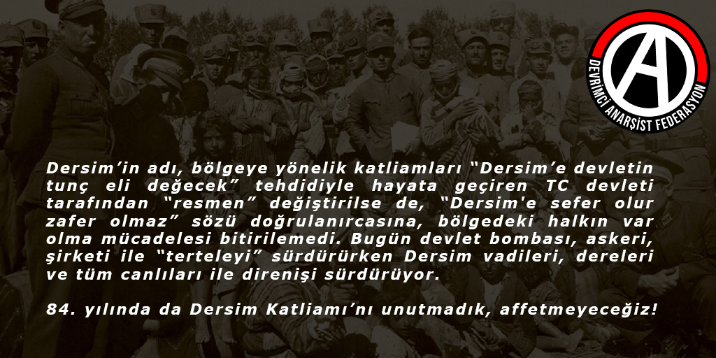 Devlet Yaparsa Katliam Yapar: Dersim Tertelesi