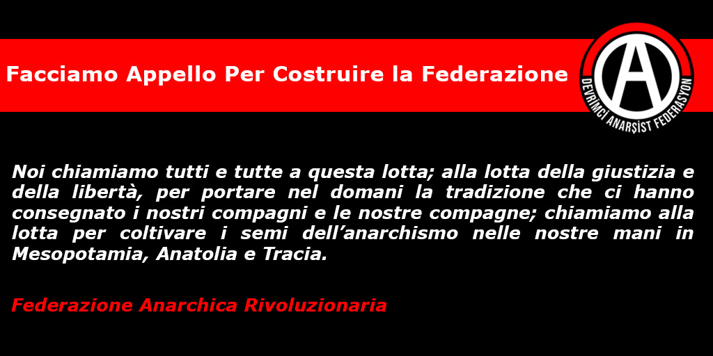 Facciamo Appello Per Costruire la Federazione