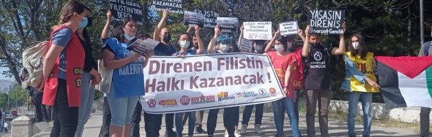 Ankara’da İsrail Büyükelçiliği Önünde Eylem Gerçekleştirdik