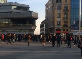 Taksim’de Silah Sesleri