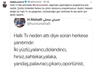 Maniki Dünya Bitti Hüsnü Mahalli ile Halk TV Birbirine Girdi