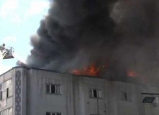 Okmeydanı’nda Bulunan Bir Tekstil Atölyesinde Yangın Çıktı