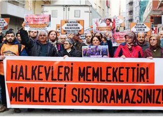 Halkevciler Tutuklama Talebiyle Mahkemeye Sevkedildi