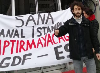 ESP ve SGDF’den Kanal İstanbul Protestosu