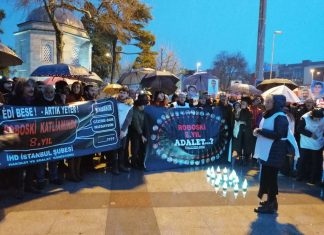 Roboski Katliamı için Beşiktaş’ta Anma Eylemi Gerçekleştirildi