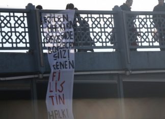 Dev-Güç’ten Filistin’le Dayanışma Eylemi