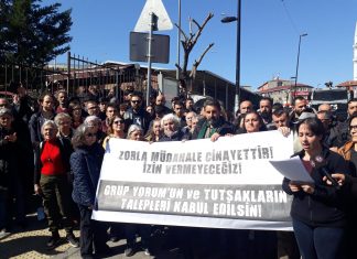 Grup Yorum Üyesi Helin Bölek ve İbrahim Gökçek’in Zorla Tedavisine Karşı Basın Açıklaması Yapıldı