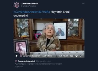 Cumartesi Anneleri: Hayrettin Eren’i Unutmadık