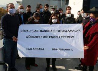 HDP ve HDK’ye Yapılan Operasyonlara Karşı Dayanışma