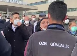 Sağlık Emekçilerinin Basın Açıklamasına Müdahale