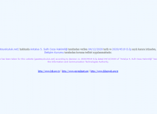 Gazete Yolculuk’a Erişim Engeli