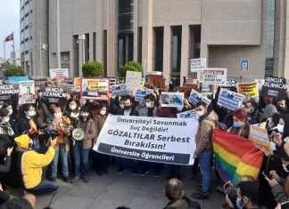 Gözaltındaki 25 Öğrenci Serbest Bırakıldı –  Hala Gözaltında Olan 18 Öğrenci Bugün Adliye’ye Çıkartılacak