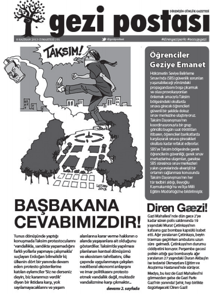 Direnişin Gazetesi: Gezi Postası