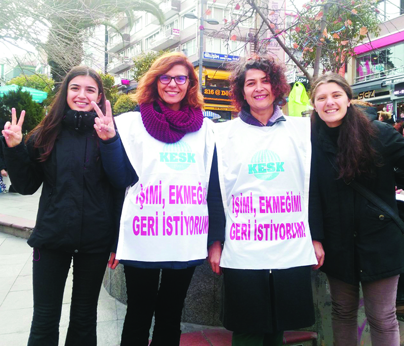 KESK’li Kadınların Direnişi Sürüyor