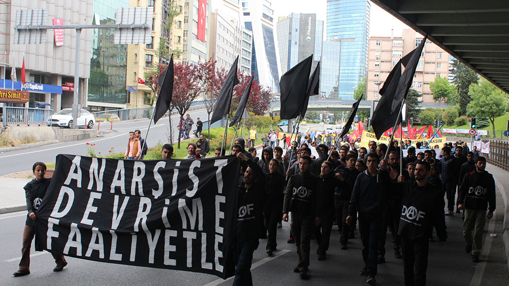 1 Mayıs 2016, İstanbul/Taksim Yürüyüşü