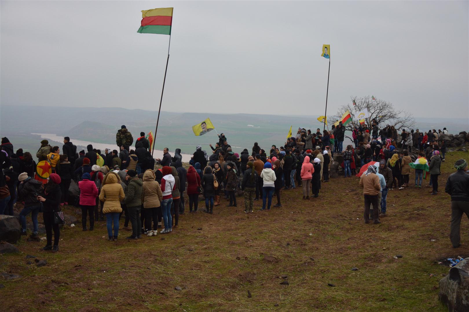 Rojava-Bakur Sınırında Dayanışma Eylemleri